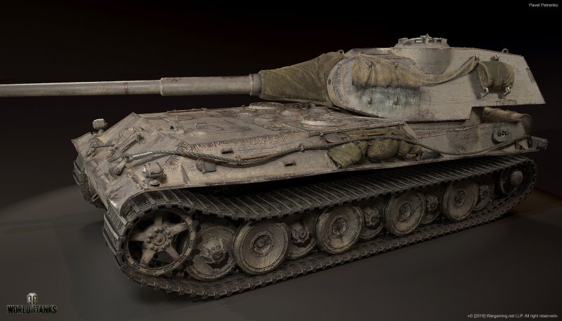 Vk7501k танк 3 д стиль