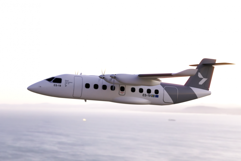 Heart Aerospace es-19 электро самолёты