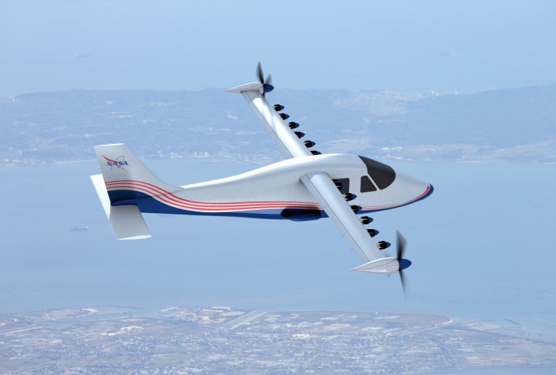 Электросамолёт Maxwell x-57
