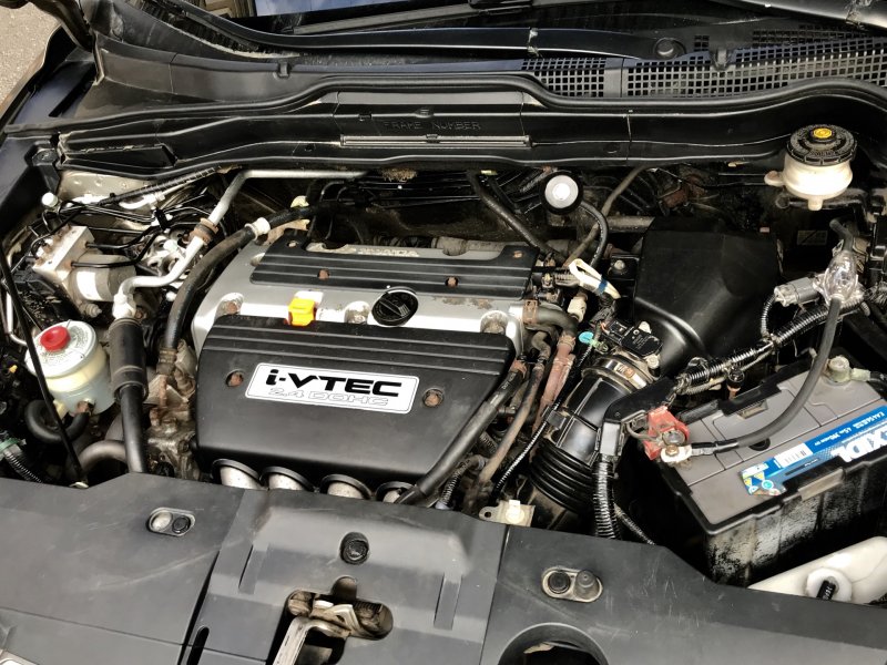 Honda CRV 2014 подкапотное пространство