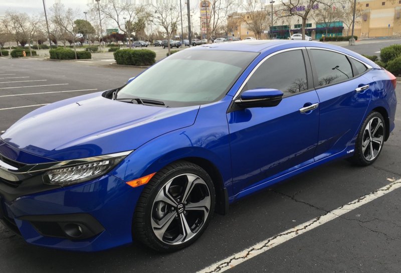 Honda Civic 10 синий