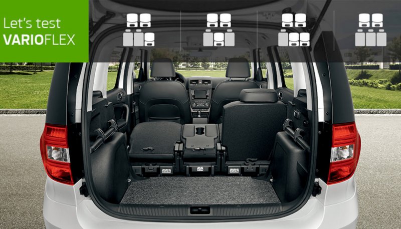 Skoda Yeti трансформация салона
