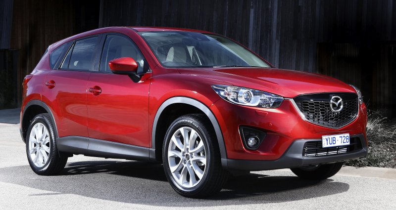 Mazda CX 5 красная