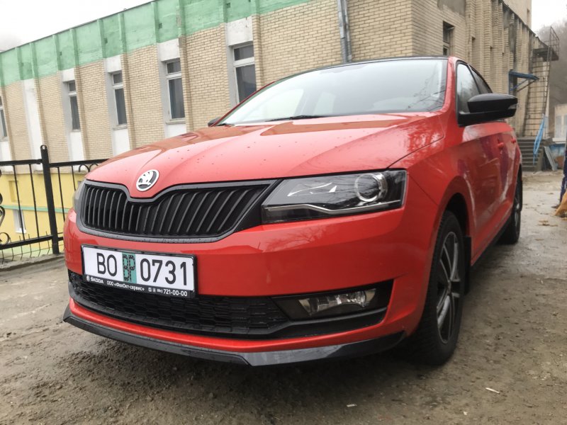 Шкода Рапид 2019 Monte Carlo