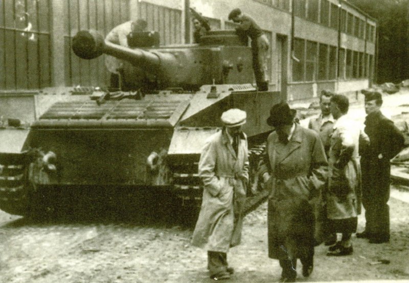 Танк vk4501 p тигр Порше