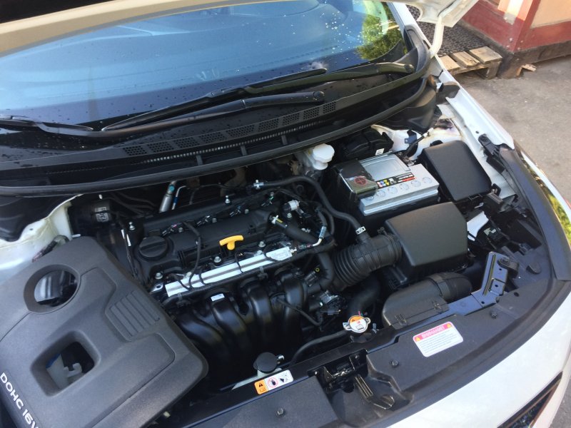 Подкапотное пространство Kia Sportage 2.0 (150 л.с.)