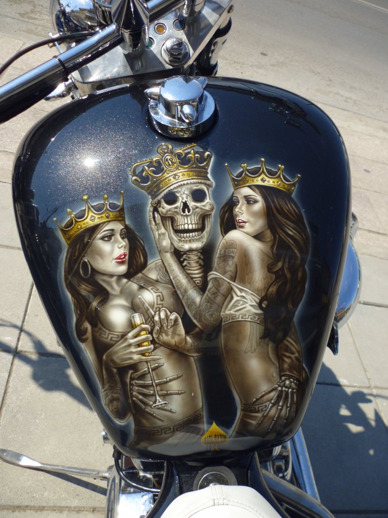 Honda Steed аэрография
