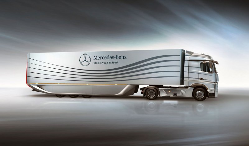 Mercedes-Benz Actros aerodynamic