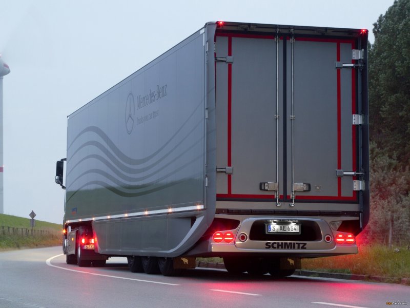 Mercedes-Benz Actros aerodynamic