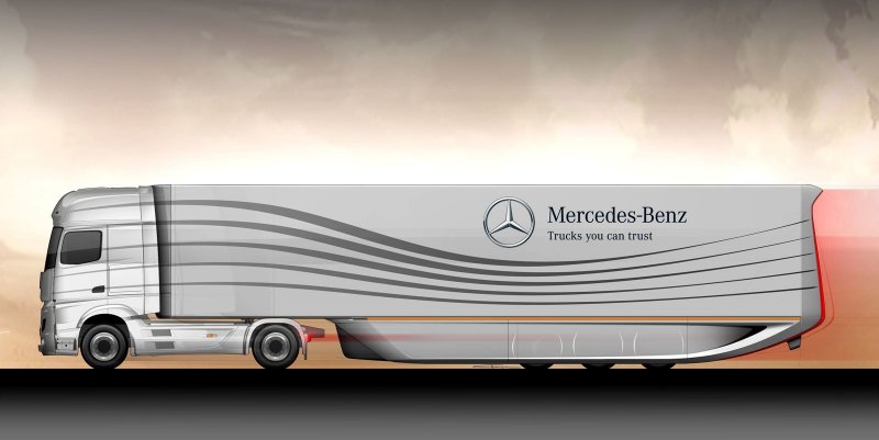 Mercedes Actros aerodynamic Truck Concept