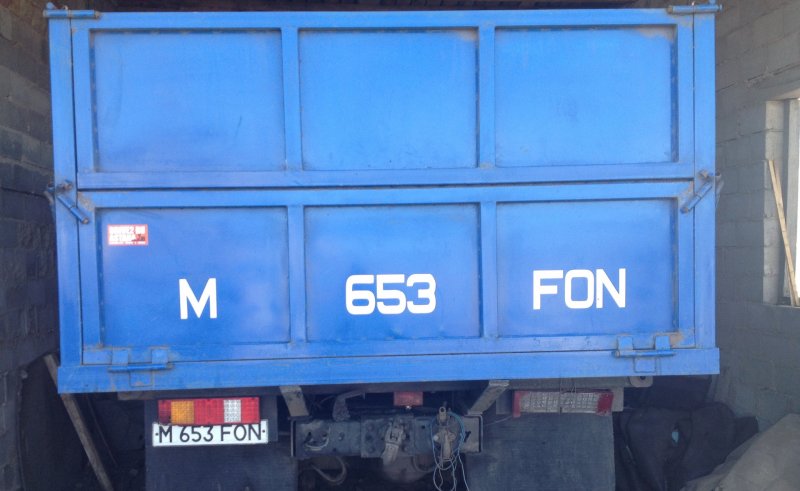 КАМАЗ 5320 задний борт
