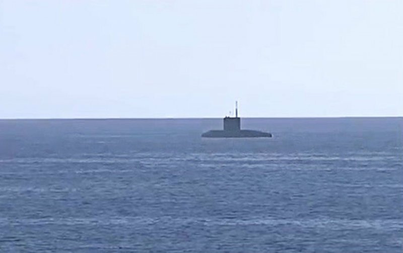 USS Toledo в Арктике
