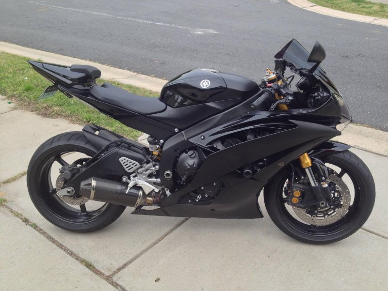 Yamaha r6 2007 Black