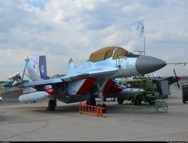 Миг 29к ВМС Индии с авианосца