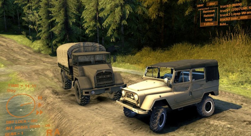 УАЗ-3150 SPINTIRES