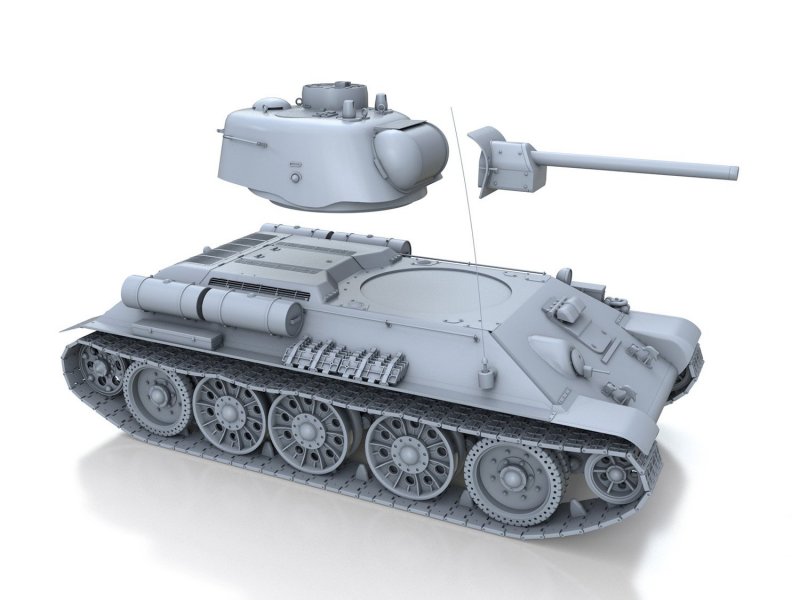 3d model Tank t34