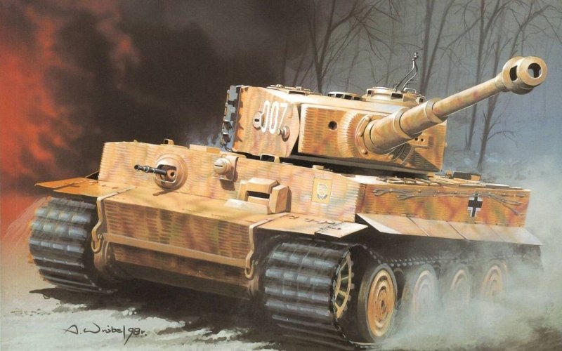Танк Panzerkampfwagen vi тигр
