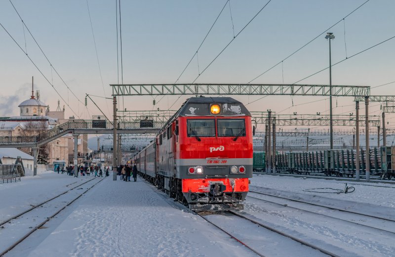 Тепловоз тэп70бс Сайгатка Ижевск