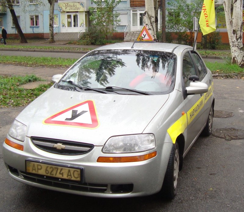 Знак учебный автомобиль вектор