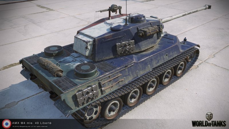 Танк AMX 50 B лего
