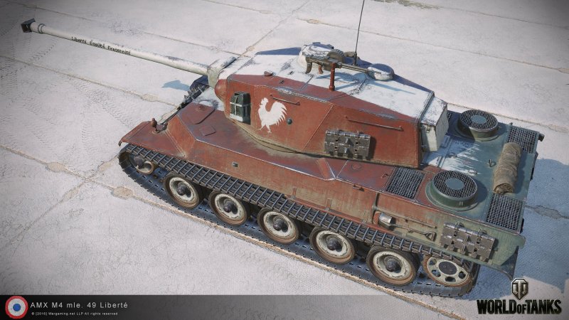AMX m4 mle. 49 В реальности