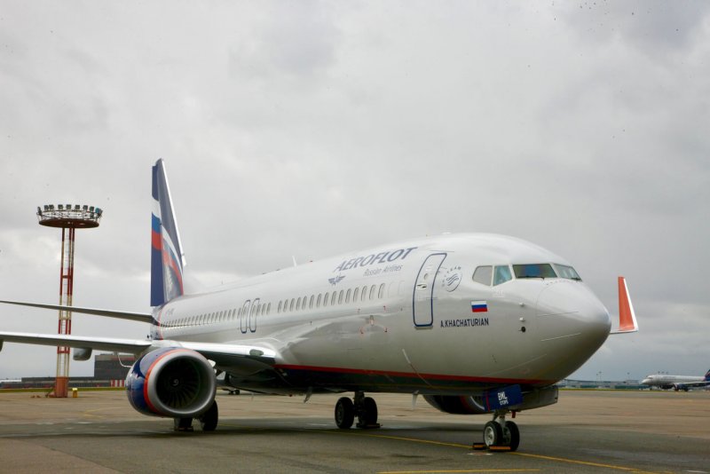 Самолёт Аэрофлота Боинг 737
