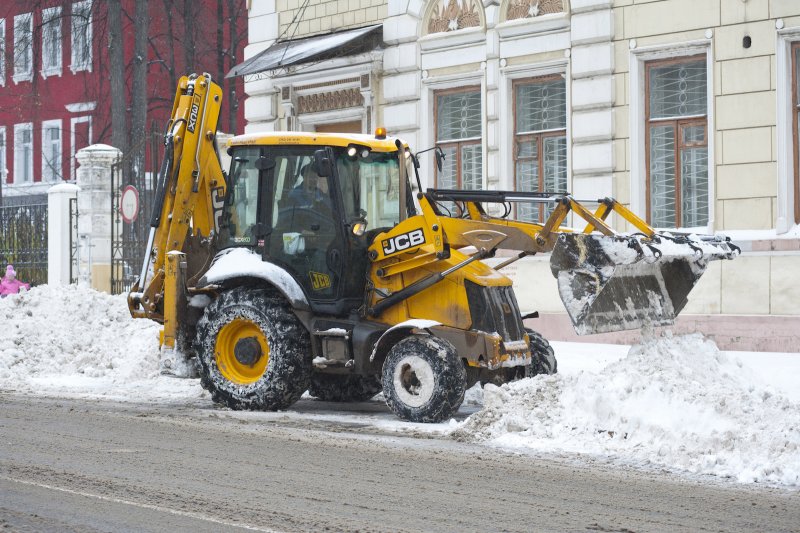 JCB 3cx зима