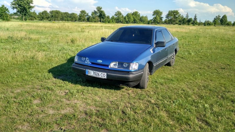 Ford Scorpio 1 красный