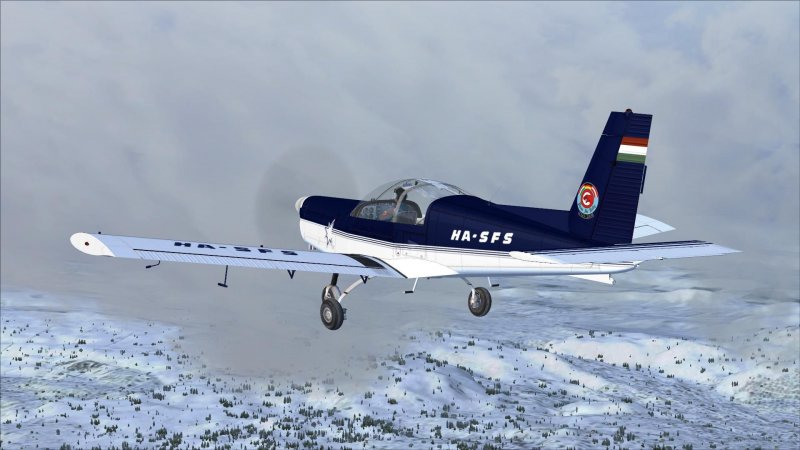 Полет на Zlin 142