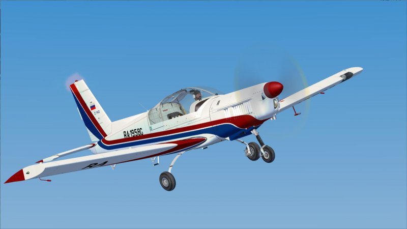 Полет на Zlin 142