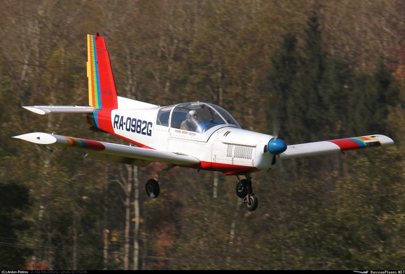 Zlin z-142 чертеж