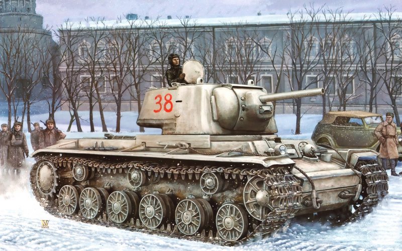 Танк второй мировой войны кв1