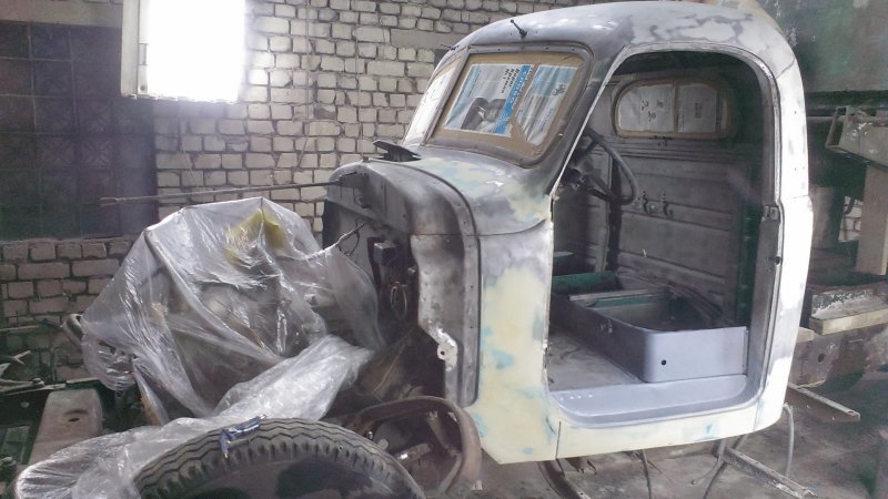 ЗИС-150 В кабине