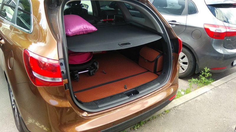 Kia Ceed SW 2017 багажник