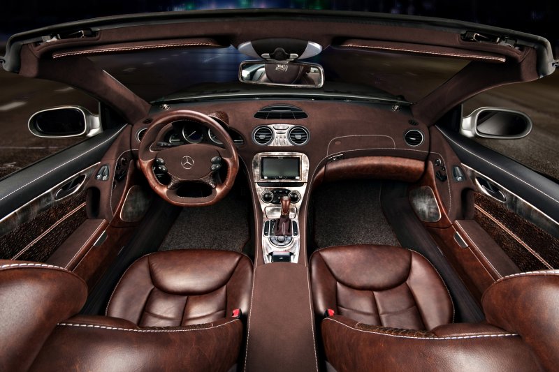 Mercedes-Benz SL 2013 Red Interior