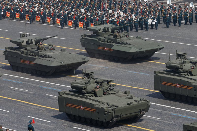 БМП т15 Армата с пушкой ау 220 57 мм