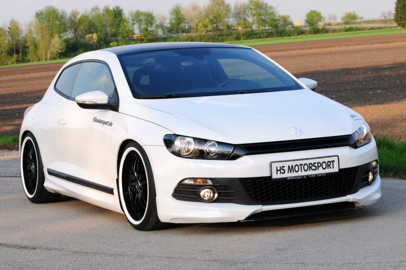 Volkswagen Scirocco зеленый