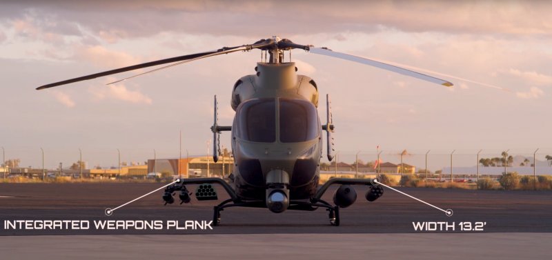 MD 969 Combat Helicopter