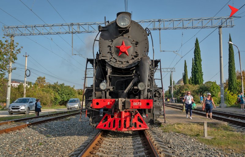 Ретро поезд Гагра