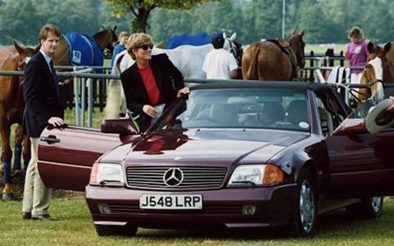 Sl500, автомобиль принцессы Дианы
