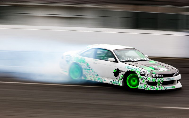 Дрифт Nissan Silvia 4к