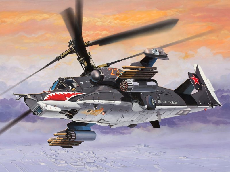 Вертолёт огневой поддержки ка-50