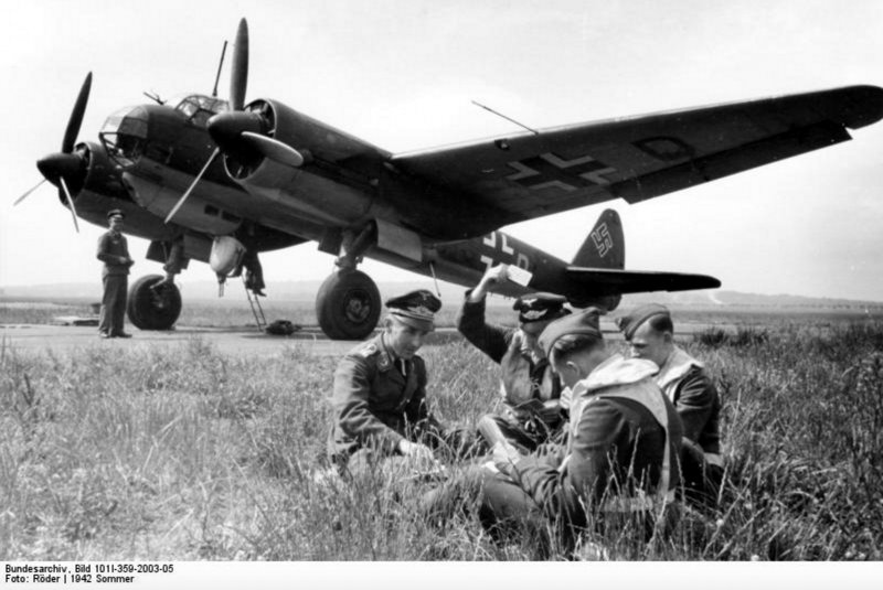 Немецкий бомбардировщик ю-88