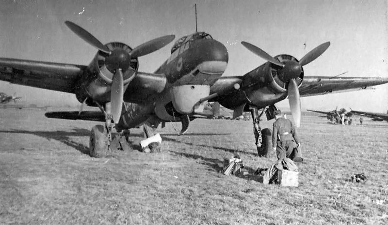 Многоцелевой самолет Люфтваффе Junkers ju 88