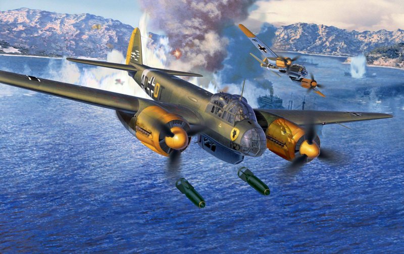 Немецкий бомбардировщик Юнкерс ju-88a4