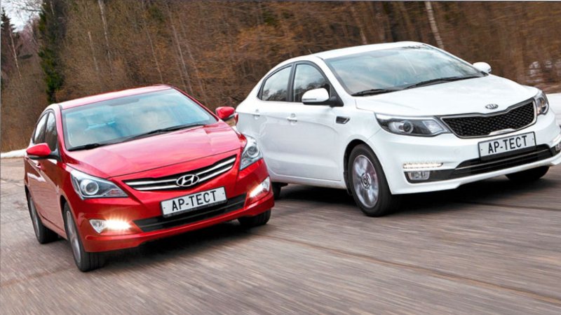 Kia Rio 2018 Hyundai Solaris