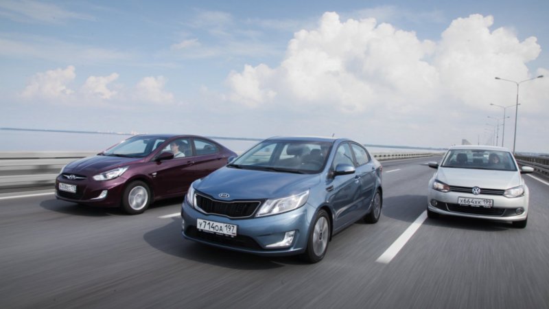 Hyundai Solaris Kia Rio Volkswagen Polo