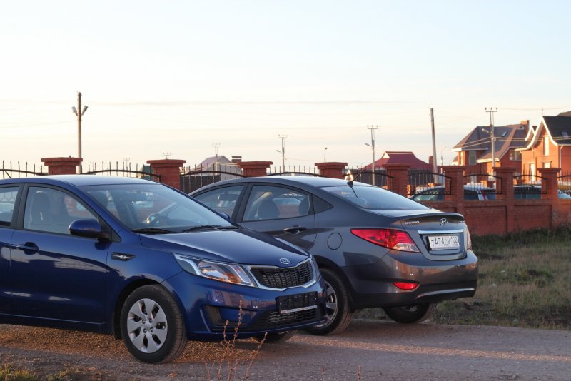 Kia Rio vs Hyundai Solaris