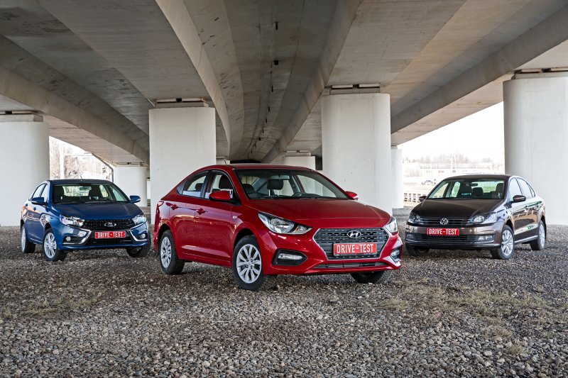 Kia Rio 2018 и Hyundai Solaris 2018