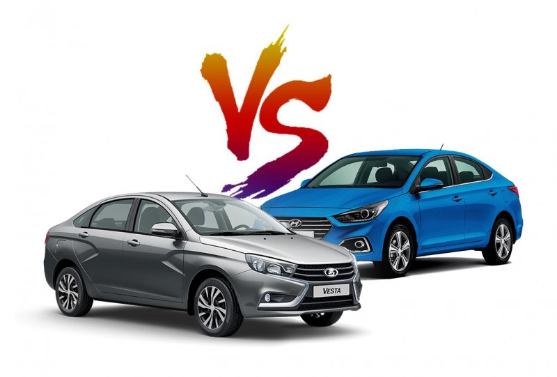 Lada Vesta и Hyundai Solaris